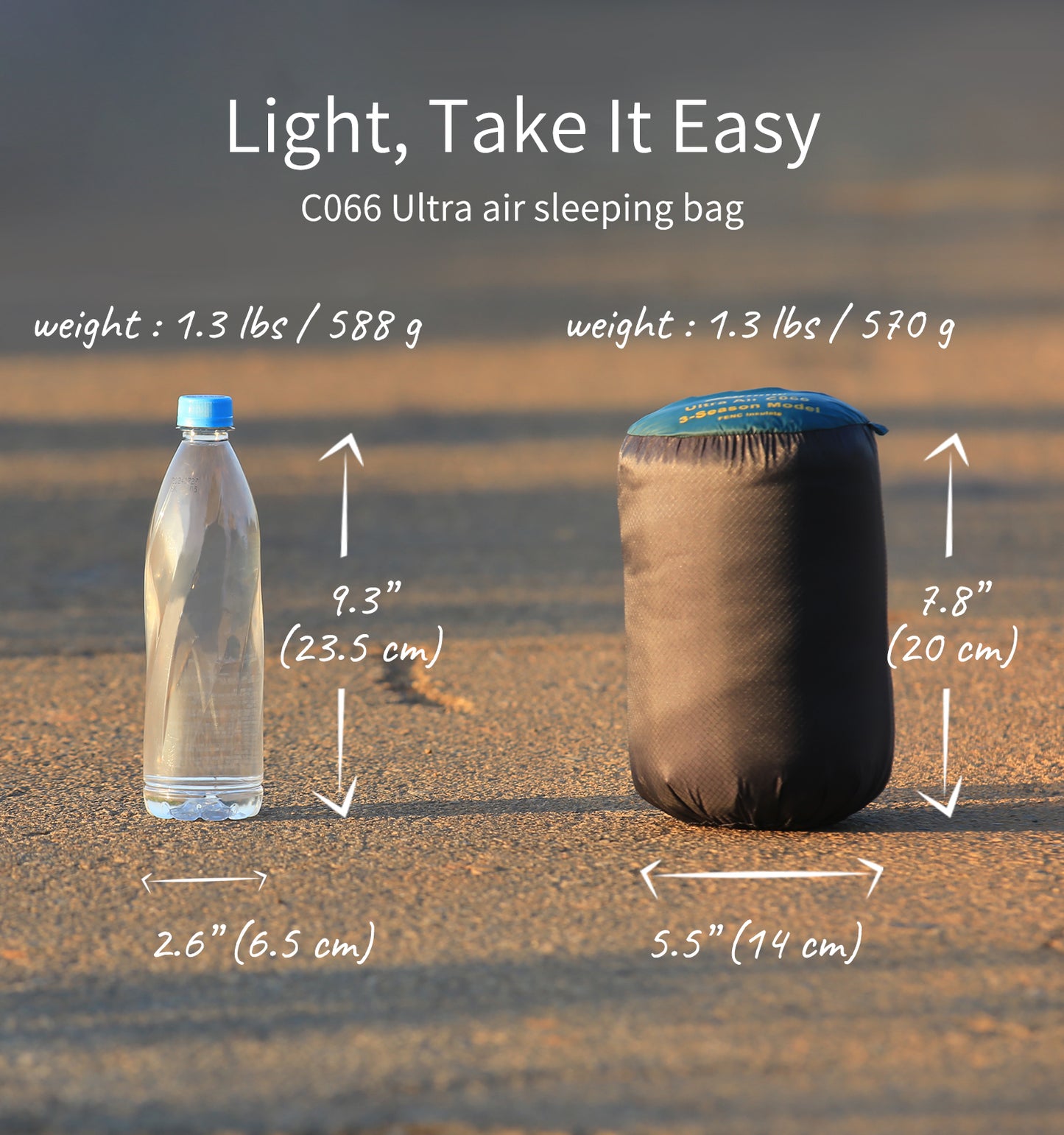 [C066] Ultra Air Summer Sleeping Bag 20°C/ 68°F