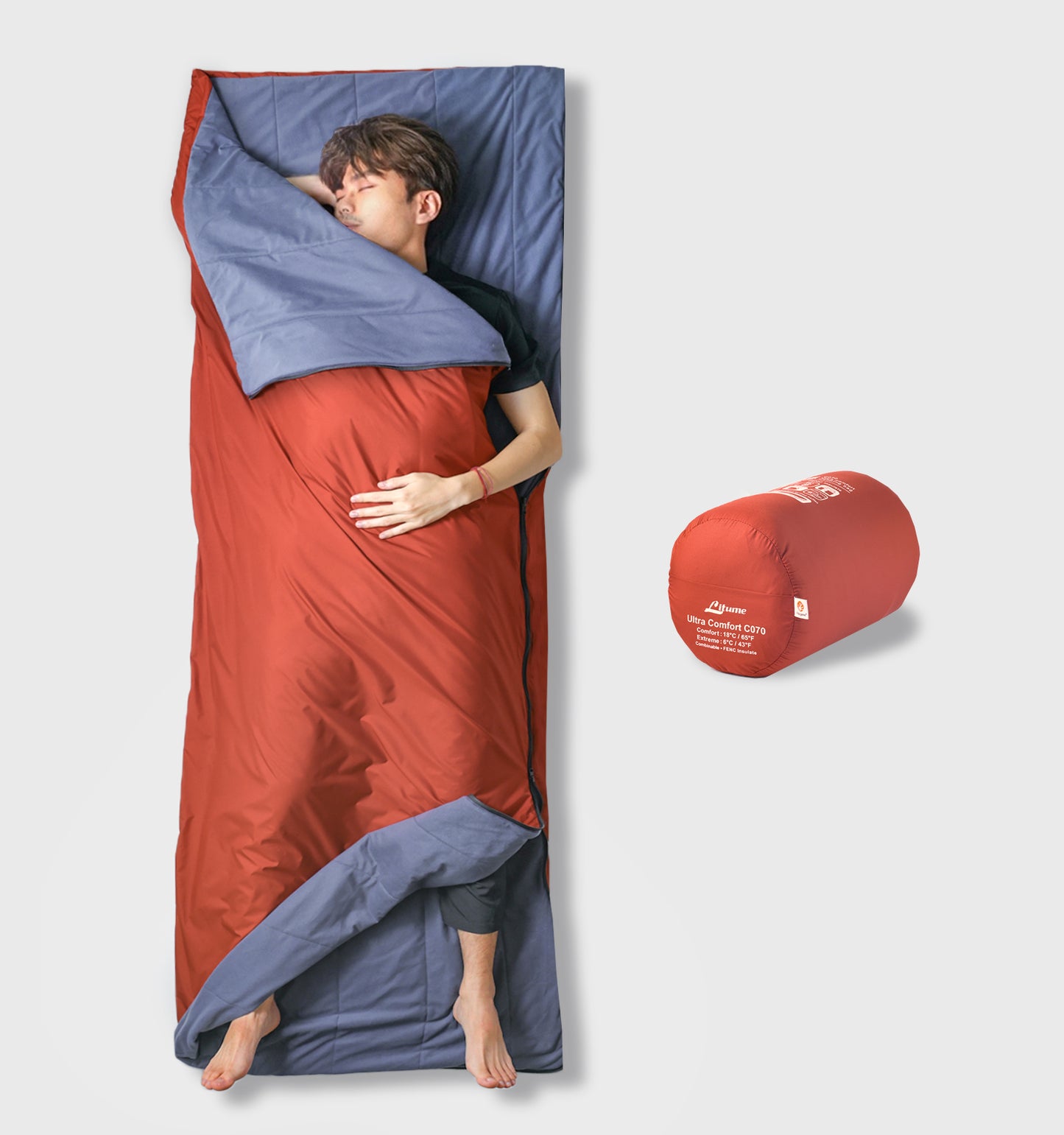 [C070] 極 Ultra Combinable Lined Sleeping Bag 18°C/ 65°F