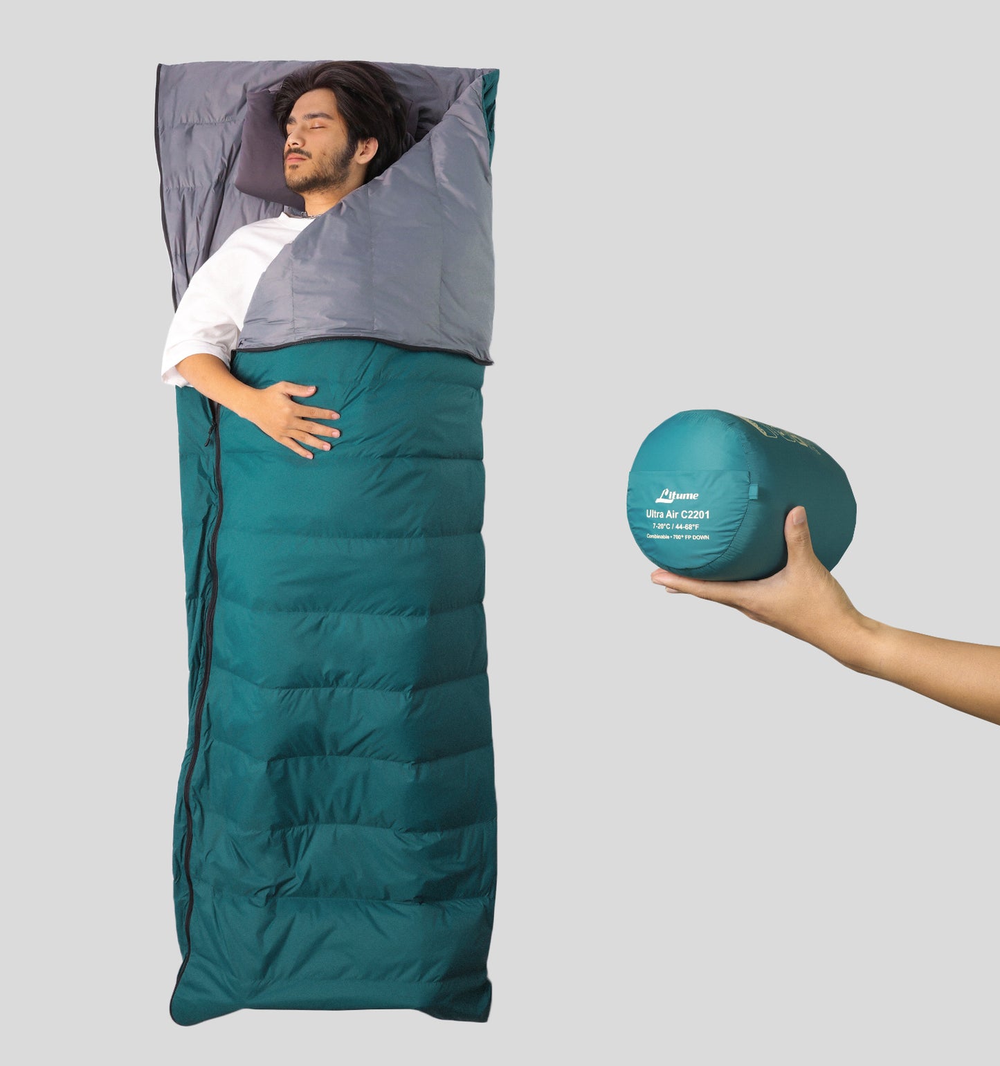 [C2202] 極 Ultra Combinable Down Sleeping Bag 6°C / 42°F