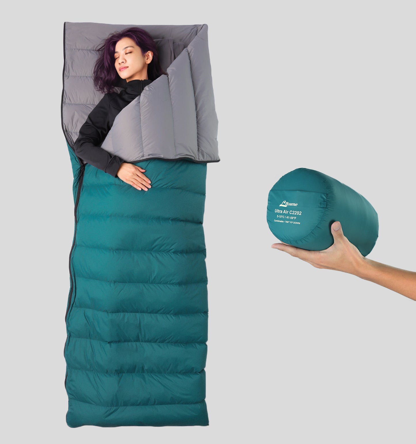 [C2202] 極 Ultra Combinable Down Sleeping Bag 6°C / 42°F