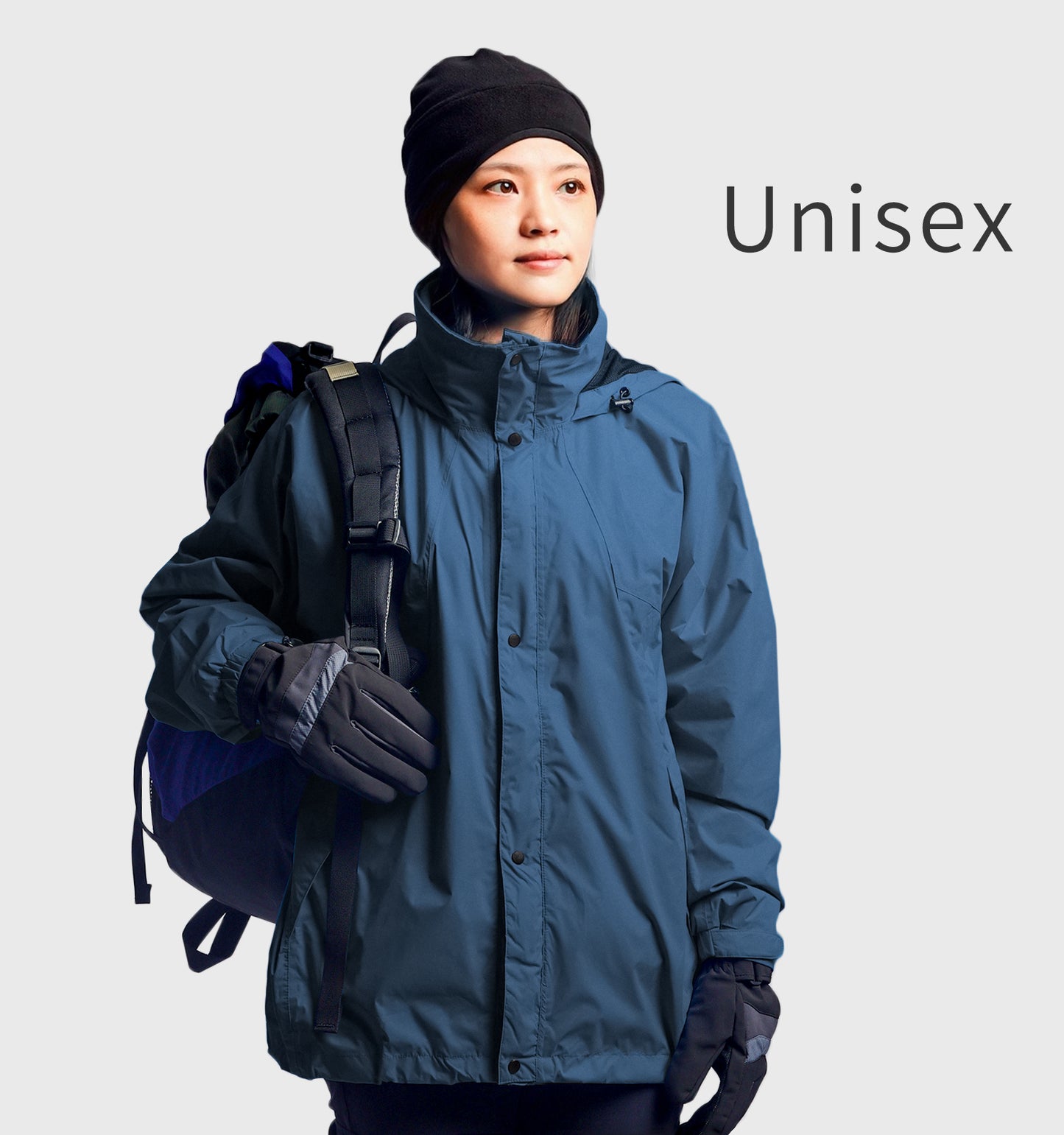 [EC003A] Unisex Waterproof Breathable Jacket (Japan/Asia sizing)