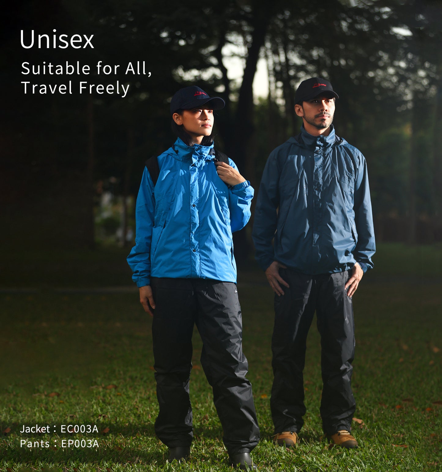 [EP003A] Unisex Waterproof and Breathable Rain Pants (Japan/Asia sizing)