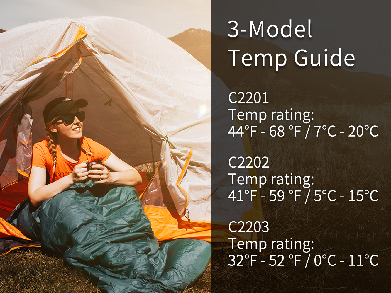 [C2202] 極 Ultra Combinable Down Sleeping Bag 6°C / 42°F