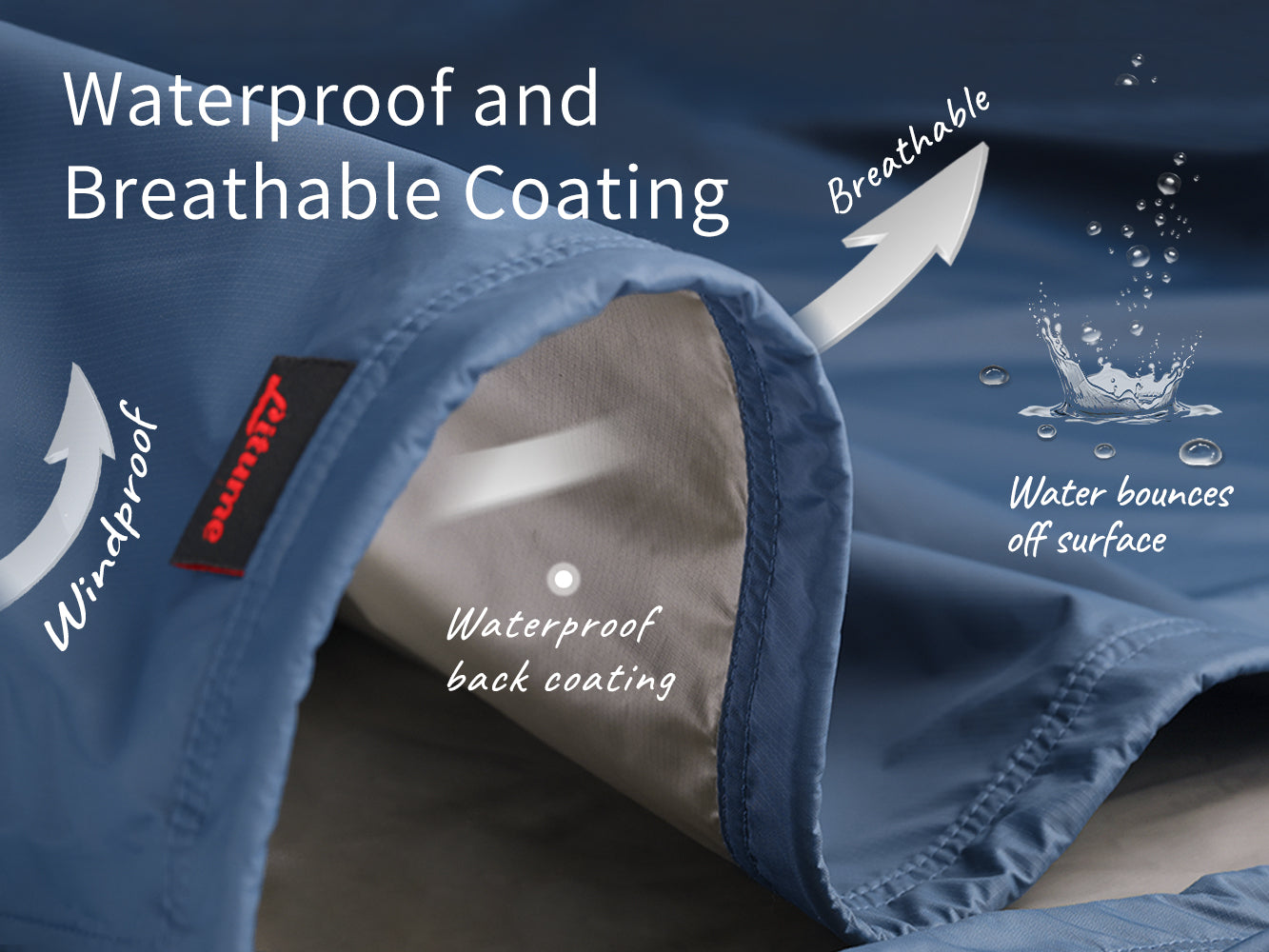 [EP003A] Unisex Waterproof and Breathable Rain Pants (Japan/Asia sizing)