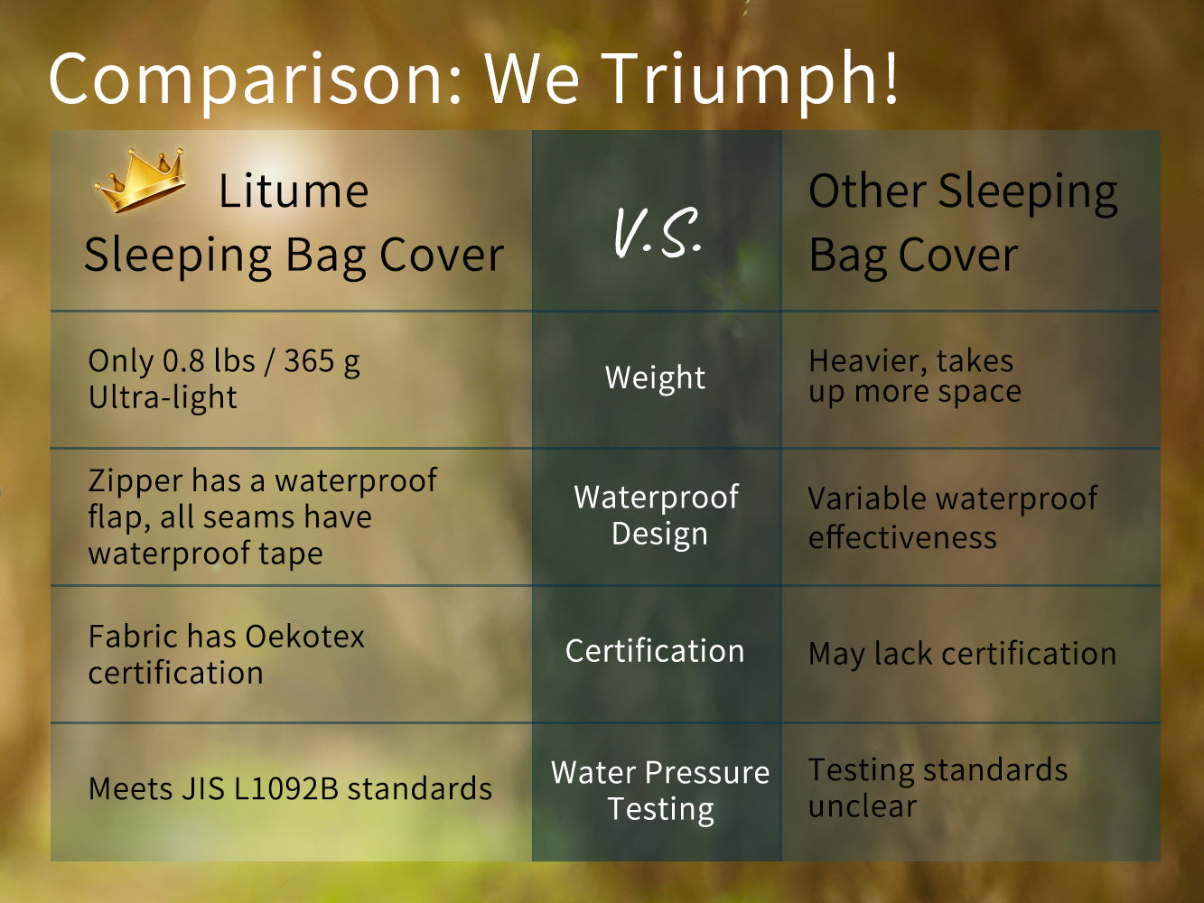 [E652] Sleeping Bag Cover Bivy Sack Waterproof Mummy Style